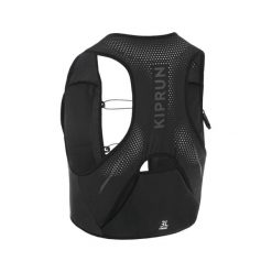 Kamizelka do biegania unisex Kiprun Race 900 3 l. Czarne kamizelki damskie KIPRUN, l, bez wzorów, z elastanu, bez kaptura. Za 269.99 zł.