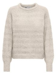 ONLY Sweter w kolorze beżowym rozmiar: S. Brązowe swetry klasyczne damskie Only, s, z wełny, bez kołnierzyka. Za 70.08 zł.