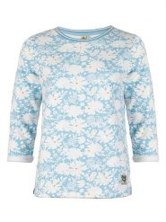 Roadsign Bluza w kolorze błękitno-białym rozmiar: XXL. Białe bluzy damskie Roadsign, xxl, bez wzorów, z bawełny, bez kaptura. Za 61.17 zł.