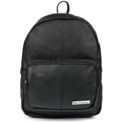 Plecak damski skórzany czarny Beltimore R33. Czarne plecaki bez wzorów. Za 169.91 zł.