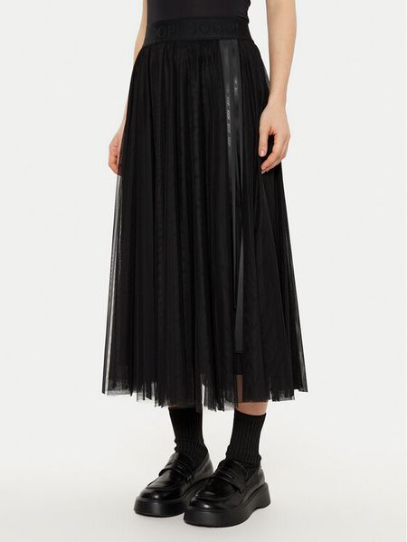 JOOP! Spódnica tiulowa 30045183 Czarny Regular Fit. Czarne spódnice damskie Joop!, bez wzorów, z syntetyku, midi. Za 489.99 zł.
