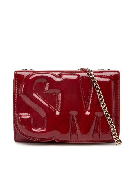 Steve Madden Torebka Bzoie SM13002239 Czerwony. Czerwone torebki wieczorowe damskie Steve Madden, bez wzorów, ze skóry, bez dodatków. Za 419.99 zł.