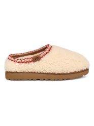 UGG Kapcie "Tasman Maxi Curly" w kolorze kremowym z wełny owczej rozmiar: 41. Brązowe kapcie damskie Ugg, z wełny. Za 434.85 zł.