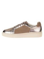 GANT Footwear Skórzane sneakersy "Julice" w kolorze brązowo-jasnoróżowym rozmiar: 38. Różowe obuwie sportowe damskie GANT Footwear, bez zapięcia. Za 188.85 zł.
