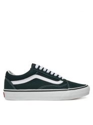 Vans Skórzane sneakersy "Old Skool" w kolorze zielonym rozmiar: 38. Zielone obuwie sportowe damskie Vans, bez zapięcia. Za 154.07 zł.