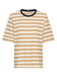 Camel Active Koszulka w kolorze jasnobrązowym rozmiar: 3XL. Brązowe bluzki damskie Camel Active, xl, bez wzorów, z bawełny, bez kołnierzyka, bez ramiączek. Za 110.55 zł.