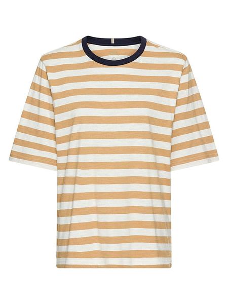 Camel Active Koszulka w kolorze jasnobrązowym rozmiar: 3XL. Brązowe bluzki damskie Camel Active, xl, bez wzorów, z bawełny, bez kołnierzyka, bez ramiączek. Za 110.55 zł.