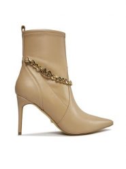 Marciano Guess Botki 3BGZ60 7013A Beżowy. Brązowe botki damskie Marciano Guess, ze skóry, bez obcasa, na szpilce, bez zapięcia. Za 1,129.00 zł.
