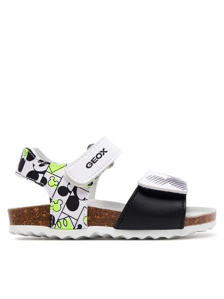 Geox Sandały B Sandal Chalki Boy B152QC 000BC C0552 M Biały. Białe sandały chłopięce Geox, ze skóry, bez zapięcia. Za 149.99 zł.