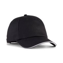 Czapka z daszkiem Puma Additions. Czarne czapki z daszkiem damskie Puma, bez wzorów, z bawełny. Za 99.53 zł.