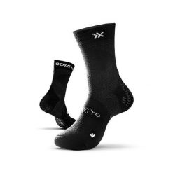 Skarpety tenisowe SOXPro z podparciem kostki i antypoślizgowe, czarne. Czarne skarpetki damskie GEARXPRO, bez wzorów. Za 178.00 zł.