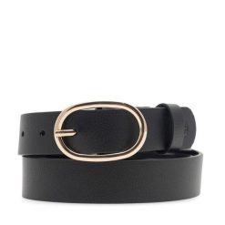 Pasek Damski Lasocki. Czarne paski damskie Lasocki, bez wzorów. Za 99.99 zł.