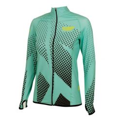 Bluza damska do biegania rozpinana EXTREME HOBBY HALFTONE. Zielone bluzy damskie EXTREME HOBBY, na jesień, xs, bez wzorów, z elastanu, bez kaptura. Za 199.00 zł.