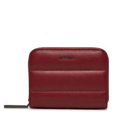 Portfel Calvin Klein. Czerwone portfele damskie Calvin Klein, bez wzorów. Za 299.99 zł.
