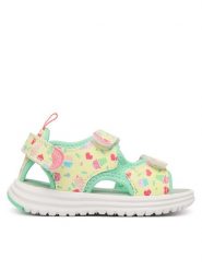 Primigi Sandały AVANT 1455022 Zielony. Zielone sandały dziewczęce Primigi, z materiału, bez obcasa, bez zapięcia. Za 179.99 zł.