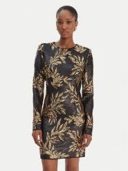 Marciano Guess Sukienka koktajlowa 6RGK01 6358A Czarny Slim Fit. Czarne sukienki damskie Marciano Guess, z aplikacjami, z syntetyku, wizytowe, bez ramiączek. Za 903.00 zł.