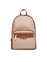 Nine West Plecak CEO-OLIVIA-I-B24334 Brązowy. Brązowe plecaki Nine West, bez wzorów, z materiału. Za 249.99 zł.