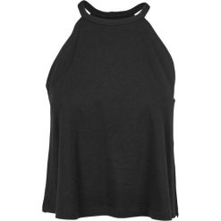 Koszulka Tank Top Z Dekoltem W Szpic Dla Kobiet. Czarne koszulki damskie Urban Classics, xs, bez wzorów, bez kołnierzyka, bez ramiączek. Za 48.99 zł.