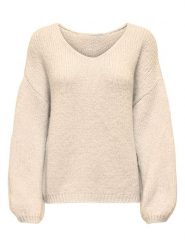 JDY Sweter w kolorze beżowym rozmiar: M. Brązowe swetry klasyczne damskie JDY, m, bez kołnierzyka. Za 129.95 zł.