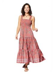 Ipanima Sukienka w kolorze koralowym rozmiar: 38/40. Czerwone sukienki damskie Ipanima, bez wzorów, bez ramiączek. Za 78.99 zł.