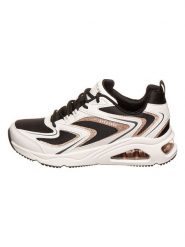 Skechers Sneakersy "Tres-Air UNO" w kolorze złoto-biało-czarnym rozmiar: 38. Białe obuwie sportowe damskie Skechers, bez zapięcia. Za 214.70 zł.