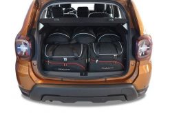 Torby Do Bagażnika Dacia Duster 2017+ 5Szt Kjust. Czarne torby podróżne KJUST, bez wzorów, z kauczuku. Za 1,503.00 zł.