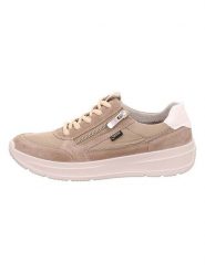 Legero Skórzane sneakersy "Sprinter" w kolorze beżowym rozmiar: 38. Brązowe obuwie sportowe damskie Legero, z materiału, bez zapięcia. Za 303.06 zł.