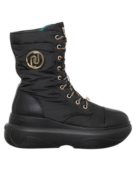 Liu Jo Botki w kolorze czarnym rozmiar: 40. Czarne botki damskie Liu Jo, bez obcasa, bez zapięcia. Za 546.95 zł.