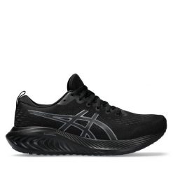 Buty do biegania Asics. Czarne obuwie sportowe damskie Asics, bez zapięcia, do biegania. Za 309.99 zł.