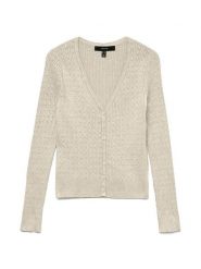 Vero Moda Kardigan Silje 10340553 Beżowy Regular Fit. Brązowe kardigany damskie Vero Moda, xl, bez wzorów, z wiskozy. Za 159.99 zł.