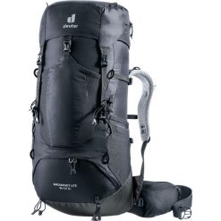 Plecak trekkingowy damski Deuter Aircontact Lite 35 + 10 SL - black/graphite. Szare plecaki Deuter, bez wzorów. Za 786.99 zł.