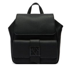 Plecak Armani Exchange. Czarne plecaki Armani Exchange, bez wzorów. Za 729.99 zł.