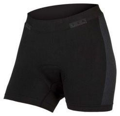 Damskie Bokserki z wkładką Endura Clickfast. Czarne bokserki damskie ENDURA, bez wzorów, z dzianiny. Za 149.99 zł.