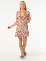 Rip Curl Sukienka "Las Dalias Ditsy" ze wzorem rozmiar: M. Sukienki damskie Rip Curl, bez wzorów, z wiskozy, bez ramiączek. Za 136.13 zł.