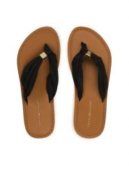 Tommy Hilfiger Japonki Th Elevated Beach Sandal FW0FW06985 Granatowy. Niebieskie klapki damskie Tommy Hilfiger, bez wzorów, z materiału, bez obcasa, bez zapięcia. Za 149.99 zł.
