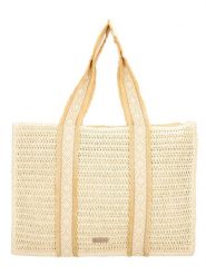 Beagles Shopper bag "Ibiza" w kolorze beżowym - 50 x 37 x 16 cm rozmiar: onesize. Brązowe shopper bag Beagles, bez wzorów, z materiału, na ramię, bez dodatków. Za 95.99 zł.