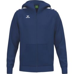 Kurtka z kapturem Erima Cmpt Wings Blue Junior. Czarne kurtki damskie Erima, bez wzorów, z materiału, z kapturem. Za 328.99 zł.