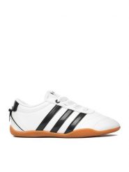 Adidas Sneakersy C-GRAND COURT 3.0 LO GIRLS C KI3034 Biały. Białe buty sportowe dziewczęce Adidas, ze skóry, bez zapięcia. Za 179.99 zł.