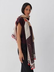 Someday Chusta ze wzorem z dodatkiem jedwabiu - 190 x 100 cm rozmiar: onesize. Chusty damskie someday., bez wzorów, z bawełny. Za 174.02 zł.