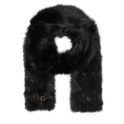 Szalik Guess. Czarne szaliki damskie Guess, z aplikacjami. Za 329.99 zł.