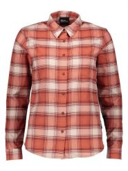 Jack Wolfskin Koszula funkcyjna "Wanderweg" w kolorze pomarańczowym rozmiar: XXL. Pomarańczowe koszule damskie Jack Wolfskin, xxl, bez wzorów, z materiału, sportowe, bez kołnierzyka, bez ramiączek. Za 140.20 zł.