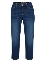 "Dżinsy 7/8 ""komfort-stretch""". Niebieskie jeansy damskie bonprix. Za 119.99 zł.