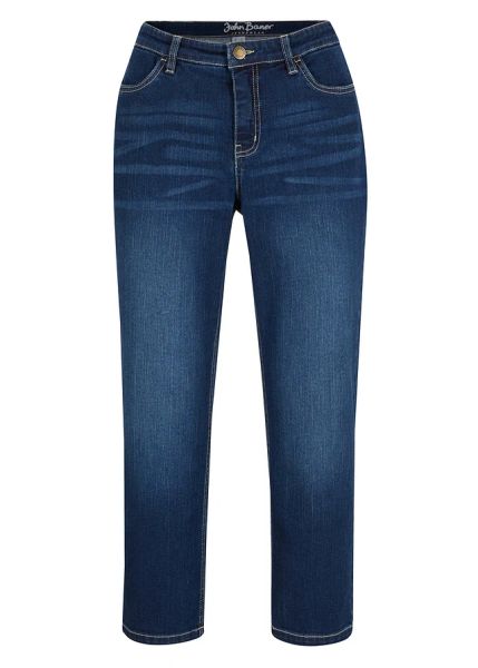 "Dżinsy 7/8 ""komfort-stretch""". Niebieskie jeansy damskie bonprix. Za 119.99 zł.