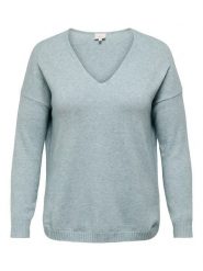 ONLY Sweter w kolorze błękitnym rozmiar: XL-54. Niebieskie swetry klasyczne damskie Only, xl, bez kołnierzyka. Za 96.60 zł.
