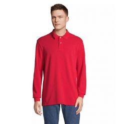 Koszulka polo z długim rękawem Sol's Pacific. Czerwone bluzki damskie SOL'S, s, bez wzorów, bez kołnierzyka, bez ramiączek. Za 148.00 zł.