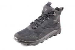 Buty do chodzenia damskie Ecco Mx Mid Gtx. Czarne obuwie trekkingowe damskie ECCO, z gore-texu, za kostkę, bez zapięcia. Za 829.99 zł.