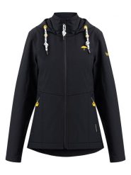 Schmuddelwedda Kurtka przeciwdeszczowa w kolorze czarnym rozmiar: M. Czarne kurtki sportowe damskie Schmuddelwedda, m, bez wzorów, bez kaptura. Za 338.45 zł.