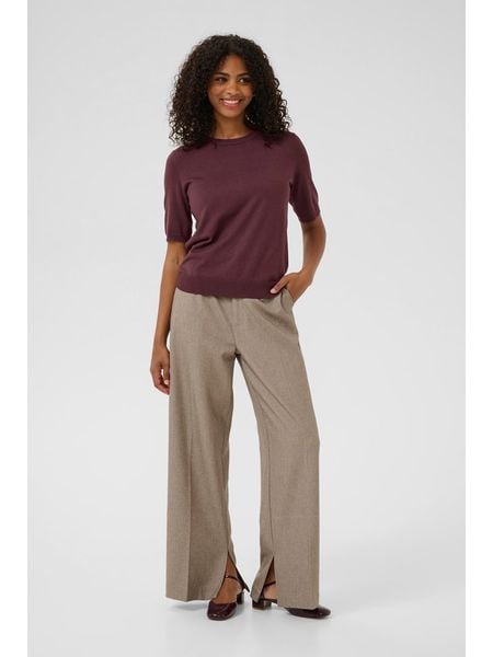 Kaffe Sweter w kolorze brązowym rozmiar: M. Brązowe swetry klasyczne damskie Kaffe, m, bez kołnierzyka. Za 87.40 zł.