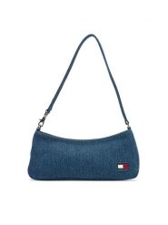 Tommy Jeans Torebka Tjw Cool Denim Shoulder Bag AW0AW19157 Niebieski. Niebieskie torebki klasyczne damskie Tommy Jeans, z denimu, bez dodatków. Za 489.99 zł.