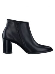 Paul Green Skórzane botki w kolorze czarnym rozmiar: 40,5. Czarne botki damskie Paul Green, ze skóry, eleganckie, bez obcasa, bez zapięcia. Za 404.99 zł.